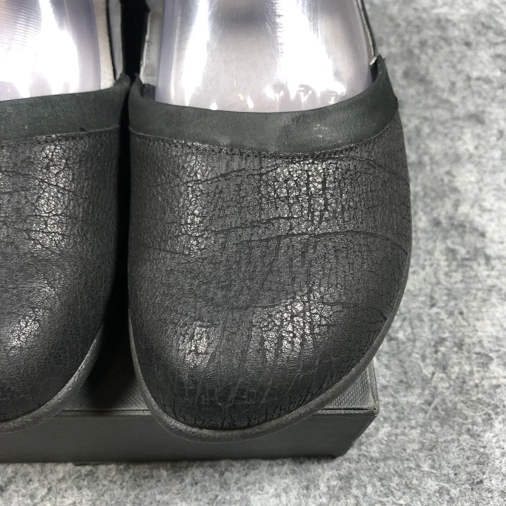 Naot Mary Jane Shoes Womens Size 11 42 Black Leather Lace Up Comfort Flats